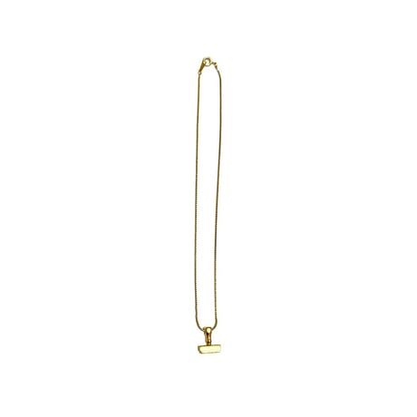 【BOOMBABA BOUTIQUE】(No.29) Stamp "Love" Pendant Necklace Gold-filled