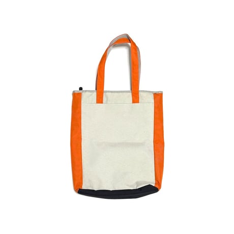 【USED】00's NIKE Cyber Rave Mesh Tote Bag Orange × Grey