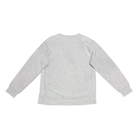 【USED】90's A BATHING APE “BAPESTA” Center Logo Reverse Weave Sweatshirt Grey
