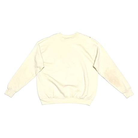 【USED】90's Robert J. May Chocolate Labrador Retriever Art Sweatshirt Ivory