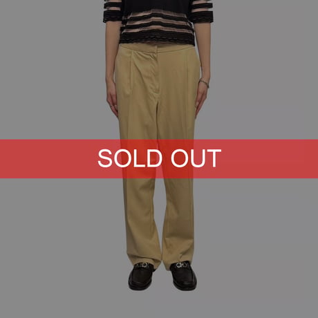 【USED】00's LIZ claiborne SLACKS BEIGE
