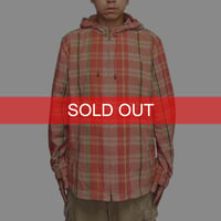 【USED】00's Christopher & Banks Plaid Cotton Zip Hoodie