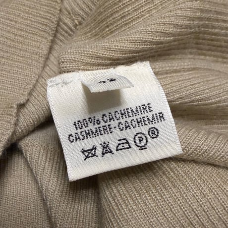 【USED】00's HERMÈS by Jean Paul Gaultier Repaired Cashmere Knit