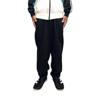 【USED】00's basic EDITIONS Cotton Blend Easy Trousers Black