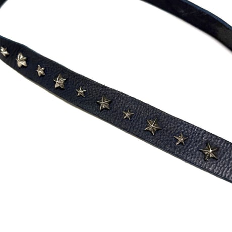 【USED】00's PAUL & JOE SISTER Star Studded Genuine Leather Belt