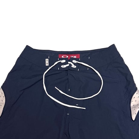 【USED】00's OAKLEY Tech Board Shorts Navy