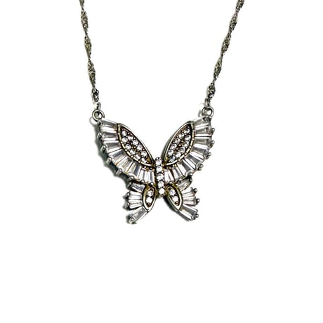 【BOOMBABA BOUTIQUE】(No.5) Butterfly Necklace 925 sterling silver