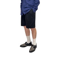 【USED】00's BRANDINI Two-Tuck Shorts Black