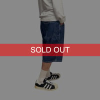 【USED】00's CK Calvin Klein Jeans Denim Painter Shorts Indigo