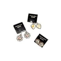 【BOOMBABA BOUTIQUE】(No.3) Silver Flower Earrings Sterling silver ear wires