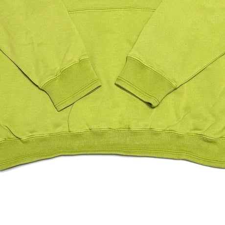 【USED】90's NIKE "BEAVERTON OREGON" Attached Hood Sweat Hoodie Lime Green