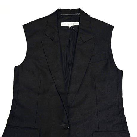 【DEAD STOCK】90's Veronique Branquinho 1B Sleeveless Tailored Jacket