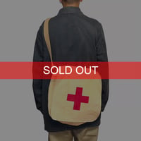 【USED】00's D&G Dolce & Gabbana Military Medic Messenger Bag ITTIERRE Made