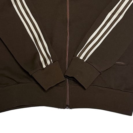 【USED】70's adidas VENTEX Trefoil Track Jacket Brown Made in France