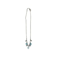 【BOOMBABA BOUTIQUE】(No.21) Beaded Charm Necklace Italy 925 sterling silver