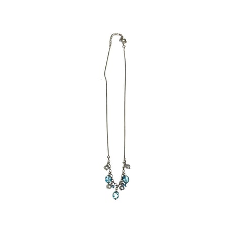 【BOOMBABA BOUTIQUE】(No.21) Beaded Charm Necklace Italy 925 sterling silver