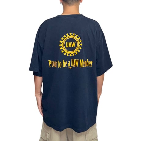【USED】90's UAW “Got Union?” Double-Sided Print T-shirt