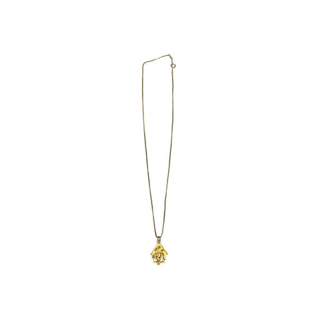 【BOOMBABA BOUTIQUE】(No.8) Dog in the House Pendant Necklace 14K gold-filled chain