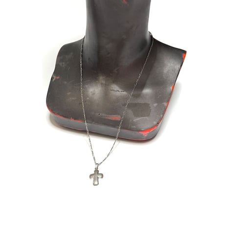 【BOOMBABA BOUTIQUE】(No.6) Cross Necklace 925 sterling silver chain