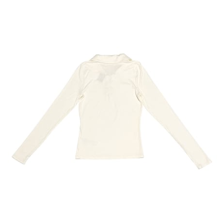 【DEAD STOCK】2010's HOLLISTER Lace-Up Rib Long Sleeve Top