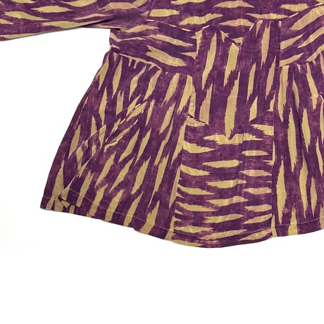 【USED】00's ISABEL MARANT ÉTOILE Abstract Print Silk Blouse