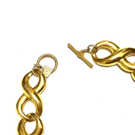 【BOOMBABA BOUTIQUE】(No.7) Anne Klein Chunky Chain Necklace Gold-filled