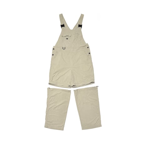 【USED】Columbia 2001SS Convertible Detachable Overalls Greige
