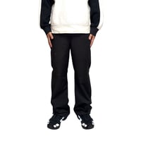 【USED】00's EURO NIKE Cotton Blend Drawcord Track Pants Black