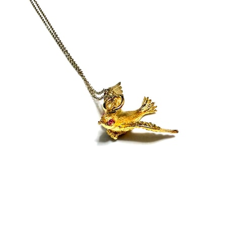 【BOOMBABA BOUTIQUE】(No.15) Bird Necklace 14K gold-filled chain