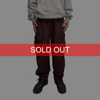 【USED】90's W.&L.T. Cyber Cargo Pants Brown