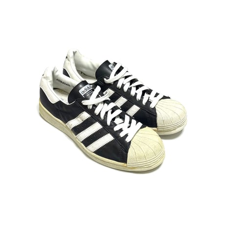 【USED】80's adidas SUPERSTAR Black × White Made in France