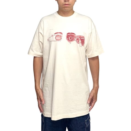 【USED】90's Carcass “Heartwork” T-shirt Ivory