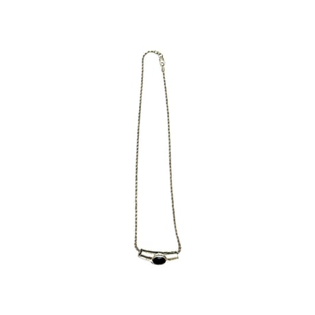 【BOOMBABA BOUTIQUE】(No.10) Red Stone Necklace 925 sterling silver chain