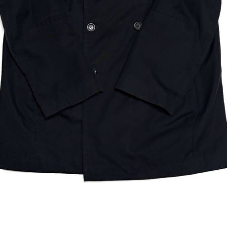 【USED】90's-00's DRIES VAN NOTEN Black Double-Breasted Half Coat