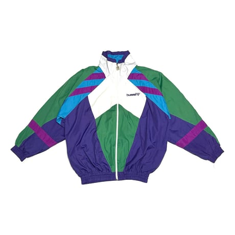 【USED】90's hummel Multi Color Training Jacket
