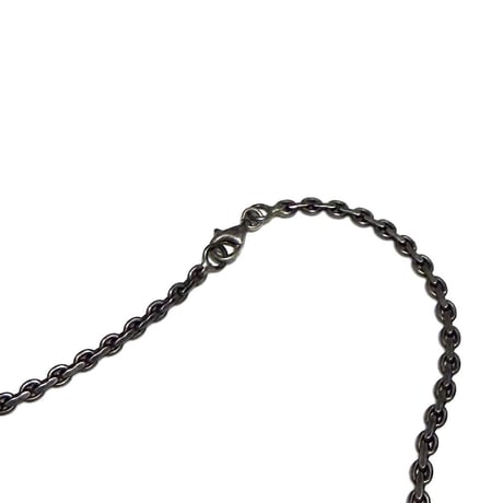 【USED】Vintage Silver 925 Native American–Style White Buffalo Cluster Pendant Necklace