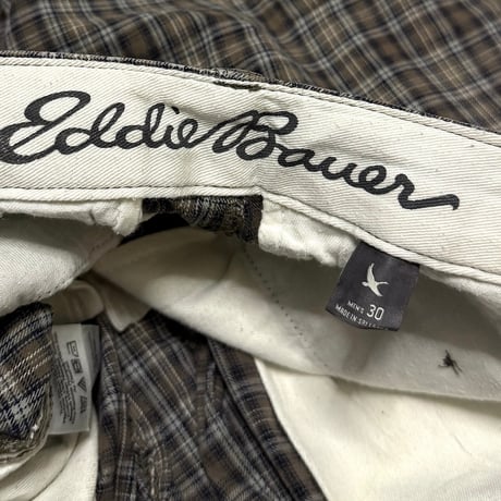 【USED】00's Eddie Bauer Plaid Cargo Shorts
