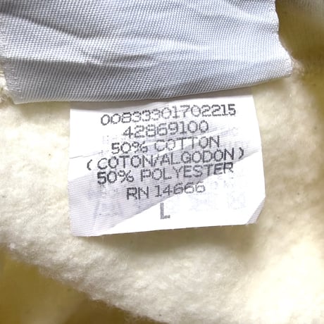 【USED】90's Robert J. May Chocolate Labrador Retriever Art Sweatshirt Ivory