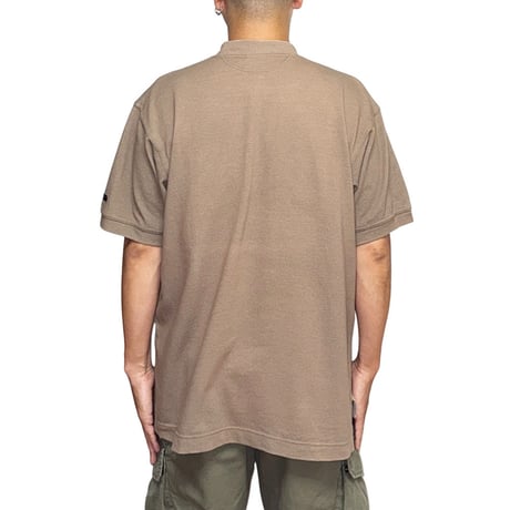 【USED】90's NIKE ACG Piqué Collarless Henley Polo Shirt