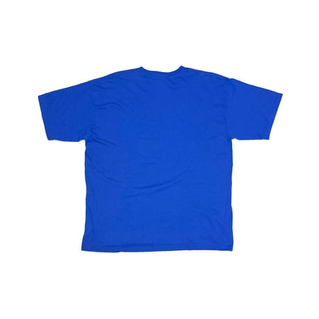 【USED】00's DELL Stripe Logo Printed T-shirt Blue