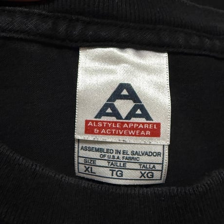 【USED】00's “SAMURAI” Japonism Graphic T-shirt Black