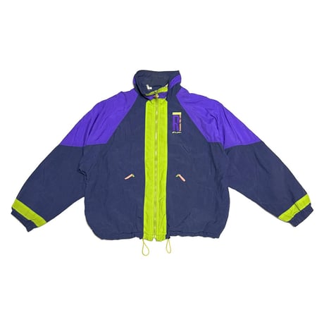 【USED】80's Lotto “RUNNING PRO LINE” Color Block Training Jacket