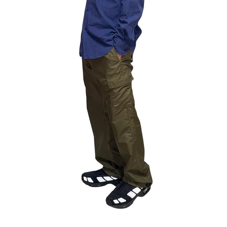 【USED】00's NIKE CLIMA-FIT Ripstop Cargo Pants Olive