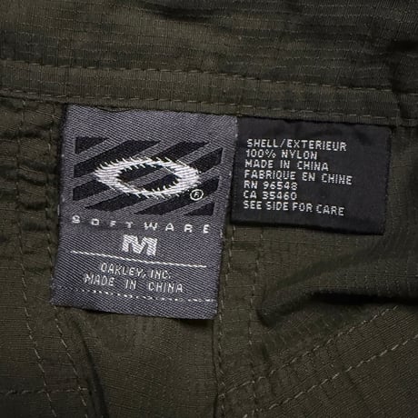【USED】90's-00's OAKLEY SOFTWARE Ripstop Cargo Shorts Khaki