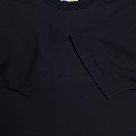 【USED】90's KENZO Jeans Snakehead Fish Print T-shirt Black