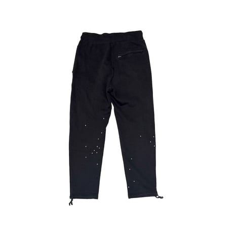 【USED】1017 ALYX 9SM 21AW–22SS Studded Destroyed Sweat Track Pants Black