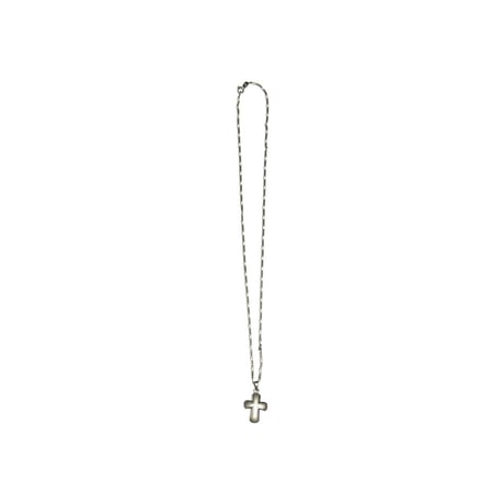 【BOOMBABA BOUTIQUE】(No.6) Cross Necklace 925 sterling silver chain