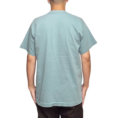 【USED】90's Lizard Graphic T-shirt Slate Blue