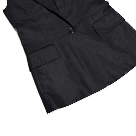 【DEAD STOCK】90's Veronique Branquinho 1B Sleeveless Tailored Jacket