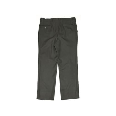 【USED】90's-00's pierre cardin Bias-Rib Wool Trousers Dark Grey